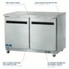 Two Door - Under Counter Refrigerator Model AUC48R ARCTIC AIR - Image 2