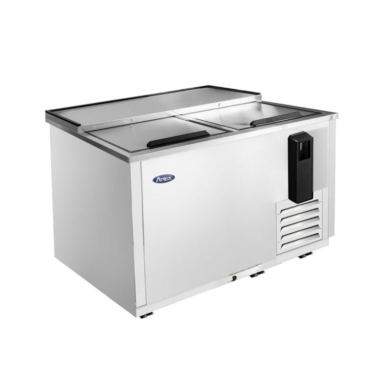 Atosa MBC50GR Horizontal Slide Top Bottle Cooler DB Restaurant Supply