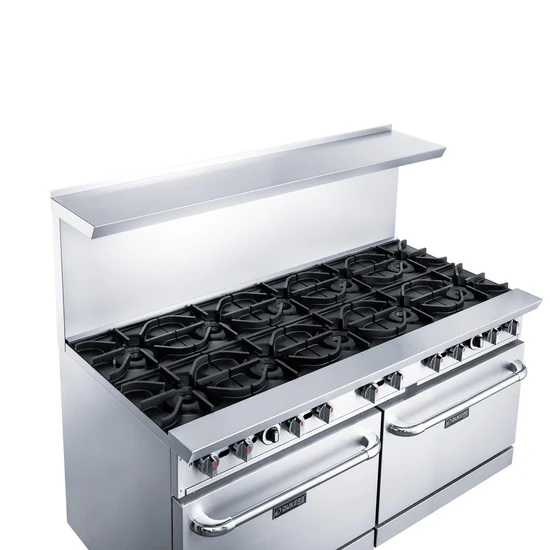 Dukers DCR60-10B 60" Gas Range with Ten (10) Open Burners Propane - Image 4