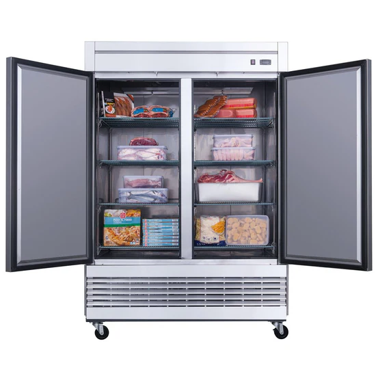 Dukers D55F 2-Door Commercial Freezer in Stainless Steel FREE SHIPPING - Image 3