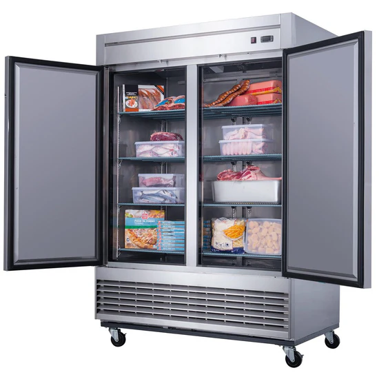 Dukers D55F 2-Door Commercial Freezer in Stainless Steel FREE SHIPPING - Image 4