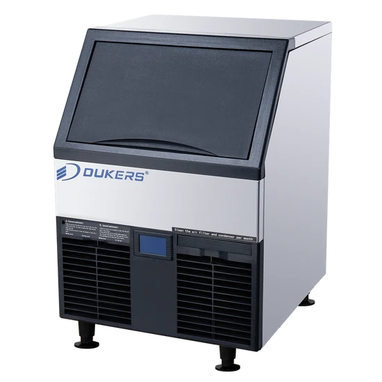Dukers DIM150 Commercial Ice Machine with 40 lb Storage Bin – 156 lb Daily Production FREE SHIPPING