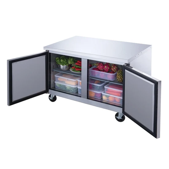 Dukers DUC48R 2-Door Undercounter Refrigerator in Stainless Steel - Image 4
